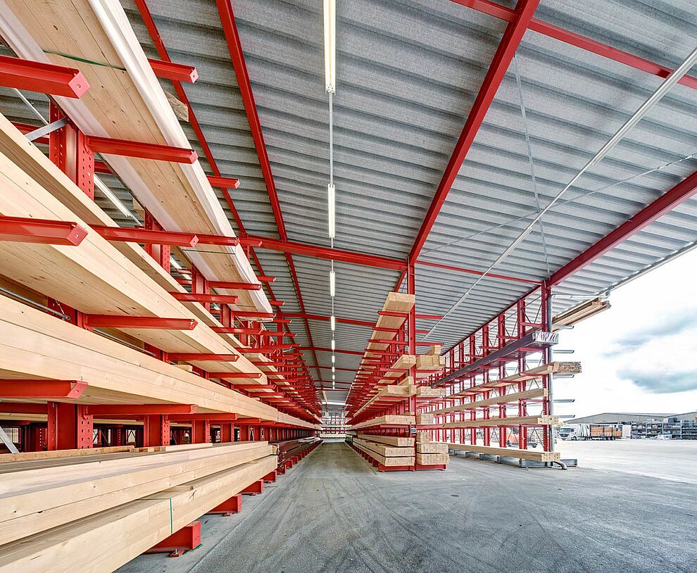 Ohra magazijnstellingen in gebruik
